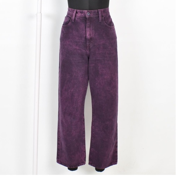 Levi's Denim - Levi’s X Deepika Padukone Straight Leg High Waisted Purple Denim Jeans Size 30